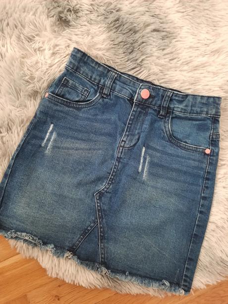 Riflová suknička, kik,146