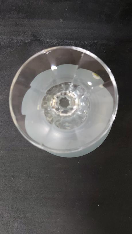 Poháre s kvetinkami na koňak ručná maľba 6ks,