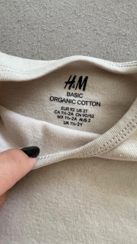 Body hm 92 krátky rukáv, h&m,92
