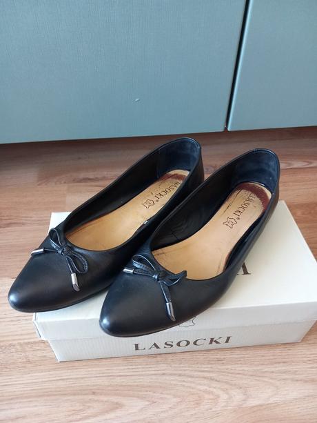 Kožené balerinky lasocki 39, lasocki,39