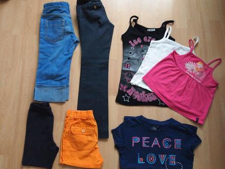 Balík oblečenia - old navy, osh kosh, 122–134