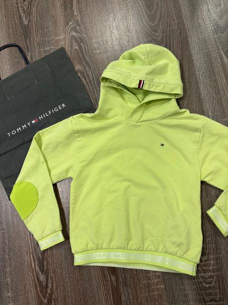 Tommy hilfiger štylova detska mikina č.122, tommy hilfiger,122