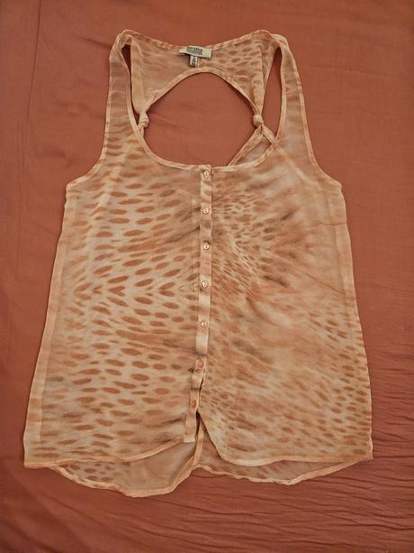 Priesvitné košeľové tielko bershka, bershka,s