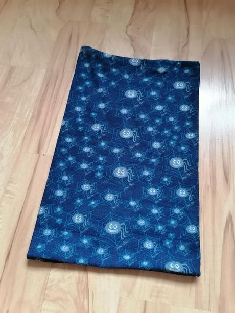 Jesenný nákrčník - tunel - motív pavúci - 98/104, 98