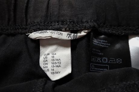 Legíny h&m organic cotton, h&m,164