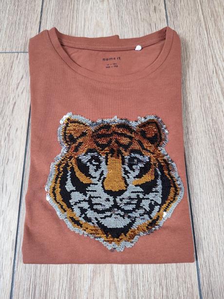 Tričko s tigrom 146/152, name it,146