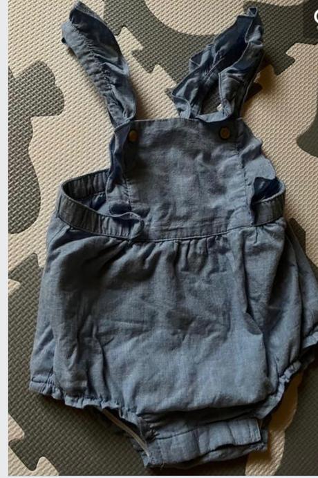 Bavlnene krasne 1x oblecene s volanom, h&m,86