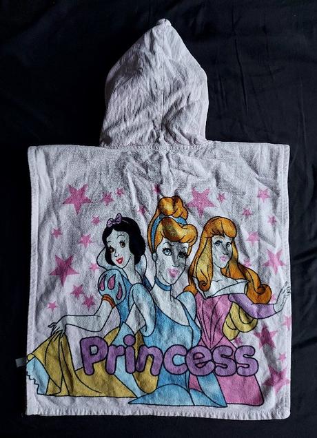 Pončo na kúpanie princezne, disney,80