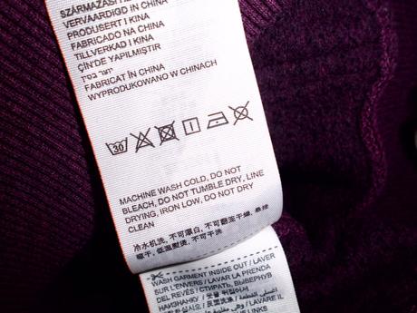 Bordovo čierny melír hrubšia, superdry,l