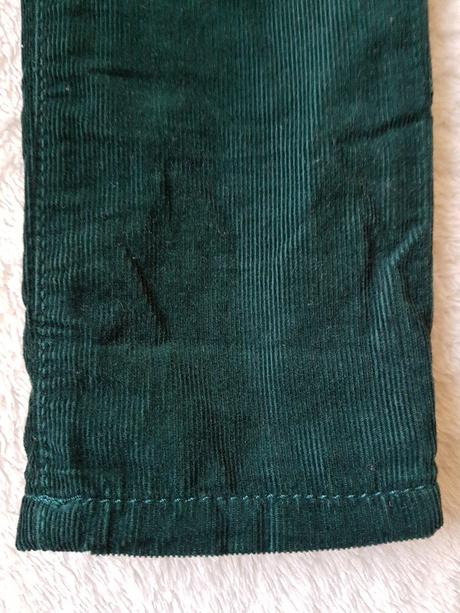 Zateplené menčestrové nohavice benetton č.90, benetton,86