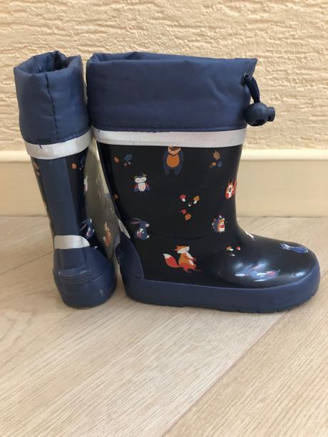 Gumaky - tchibo - 26/27 - zateplene - super stav, tcm,26