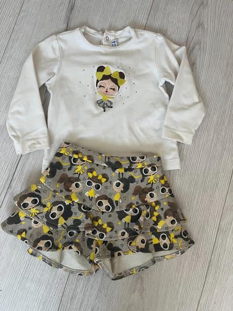 Set sukňových kraťasov a trička (mayoral 86), mayoral,86