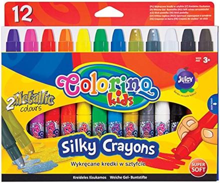Colorino kids twist-up farebné mäkké voskovky 12 k,