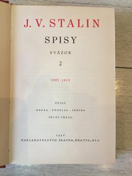 Knihy j. v. stalin spisy 1949-1953- 13 ks, 
