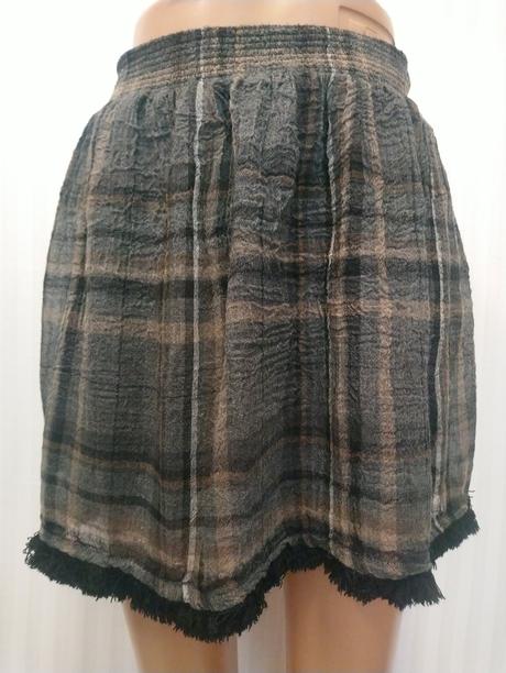 Dámska sukňa s károvaným vzorom, select, m, m