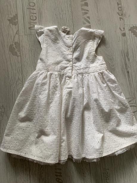 3x letné biele šatičky, 68