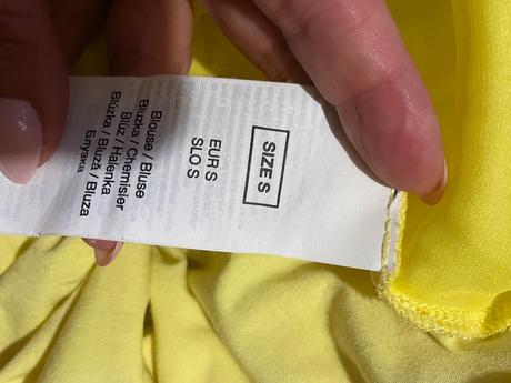 Zlta satenova bluzka orsay, orsay,s