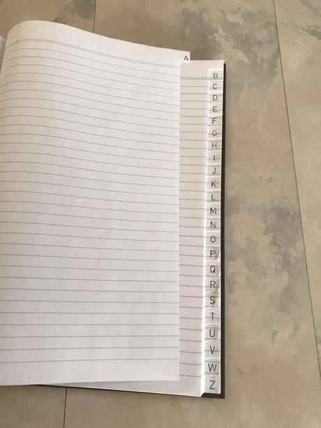 Veľká záznamná kniha a4 linajková,