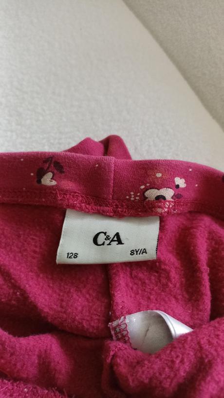 3x mierne zateplené legíny c&a veľ. 128, c&a,128
