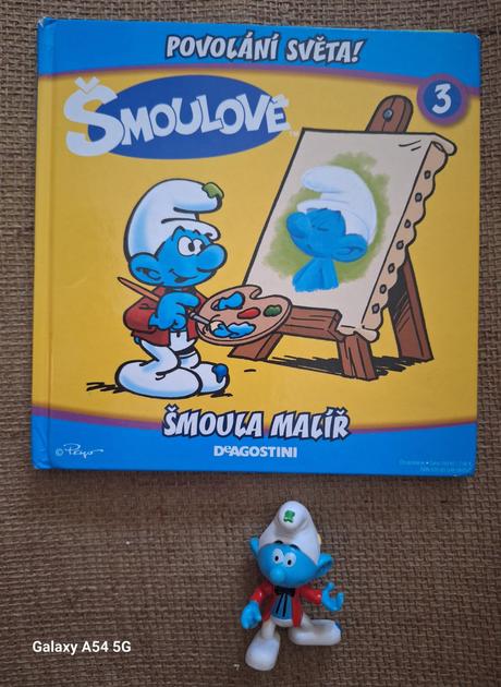 Knihy smoulove s figúrkami,