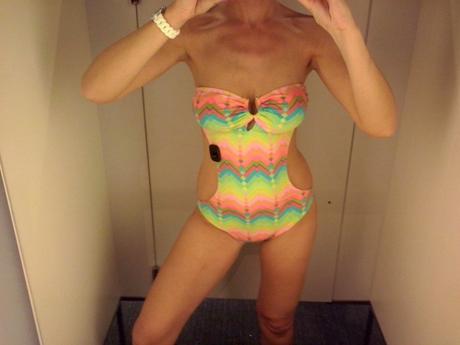 Monokiny plavky, gate,l