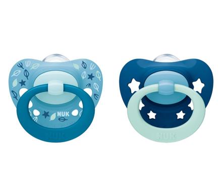Nuk silikónový cumlík signature 18-36m, 2ks, nuk