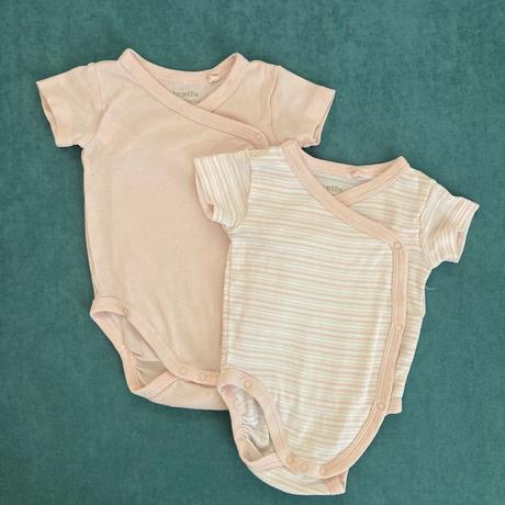 Body s kratkym rukavom, bielo oranzove, lupilu,50