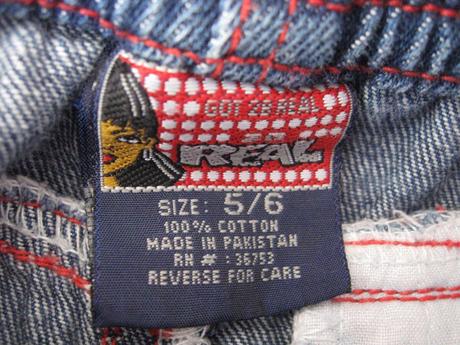 Riflová suknička 116, 116