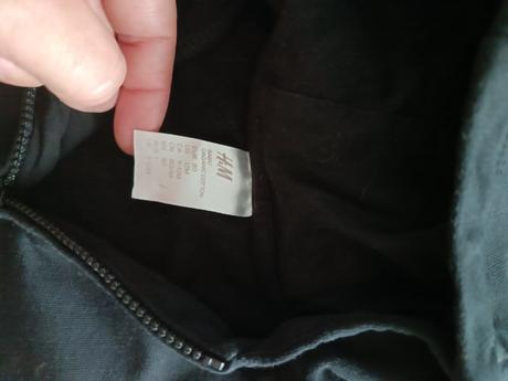 Basic cierna mikina, h&m,80