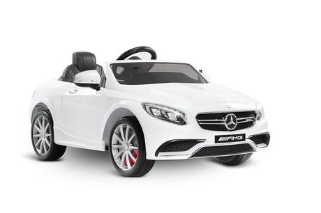 Toyz akumulátorové vozidlo mercedes amg s63 biela, 