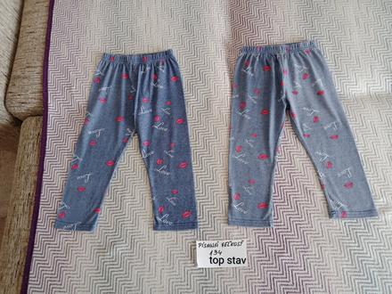 Dievčenské 3/4 legíny veľ.134, 134