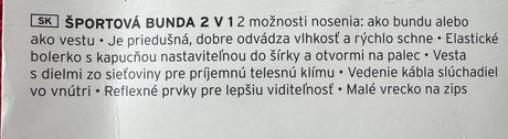 Športová bunda, tchibo,38