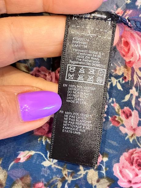 Kvetovaná blúzka s krajkou (s), s