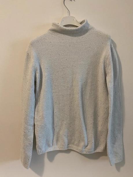 Flitrovaný ligotavý sveter veľ.s/m, s