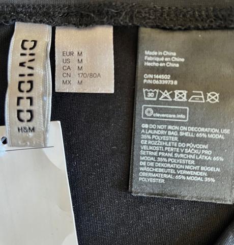 H&m vybíjaná modal sukňa vel.m, h&m,m