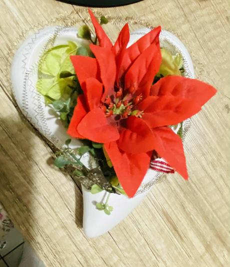 Dekorácia srdiečko napríklad na hrob,