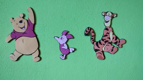 Sada penovych nalepiek - micimackó, 