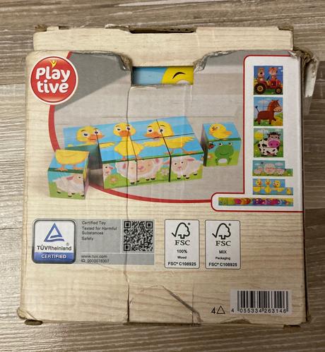Playtive drevené kocky, 