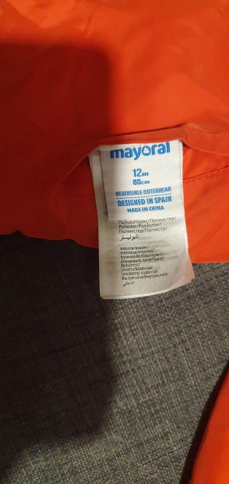 Mayoral obojstranna vetrovka 80, mayoral,80
