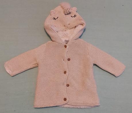Zateplený svetrík jednorožec 68, f&f,68
