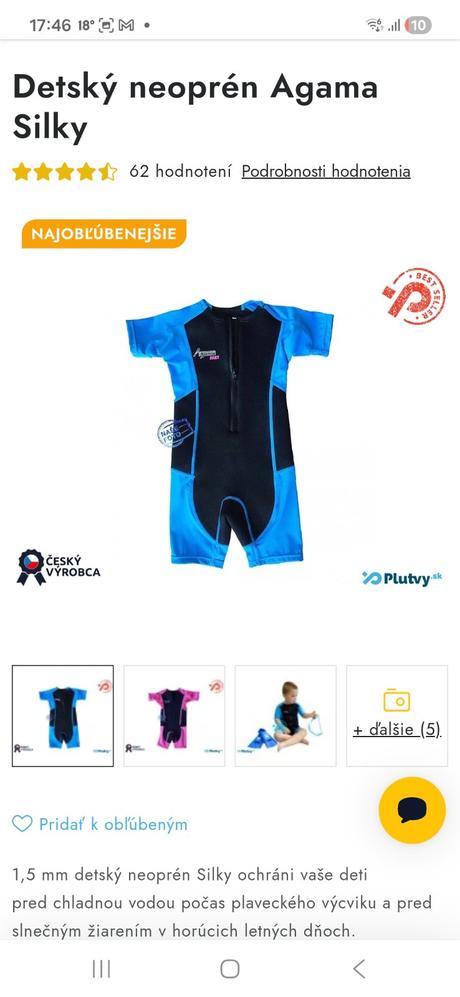 Neoprénový overal do vody,