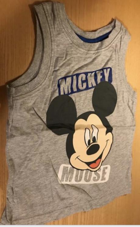 Tricko mickey, h&m,128