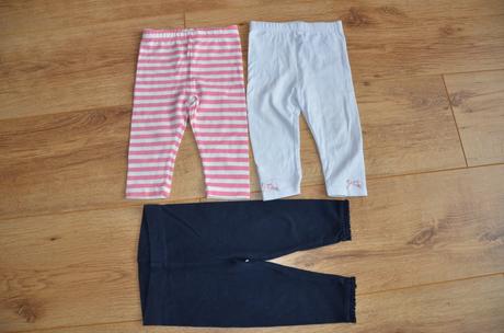 Bavlnenoelastické legínky 6-9 m  68/74, 74