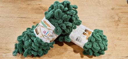 Alize puffy - 532 lesná zelená, 