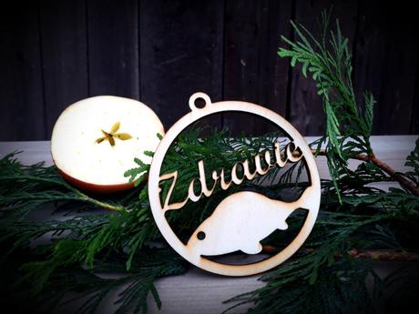 Vianočne ozdoby - drevené, 