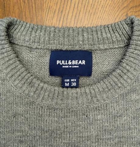 Pánsky sveter pull&bear s nórskym vzorom, pull&bear,m