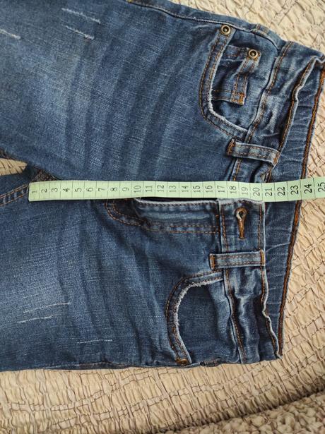 Predám chlapč. krátke riflové nohavice veľk. 116, pepco,116