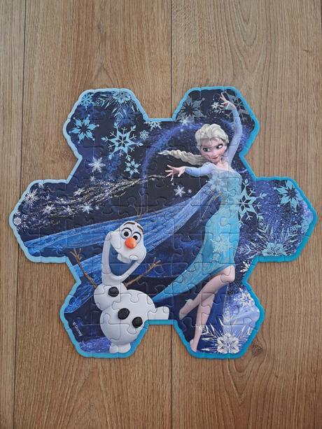 Puzzle frozen glitter, 