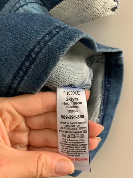 Next rifľové šaty 98, next,98