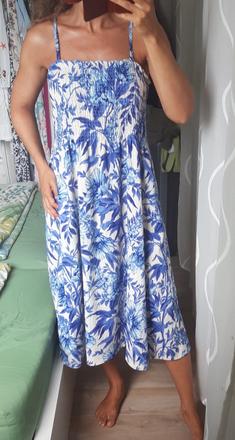 Midi šaty, h&m,s